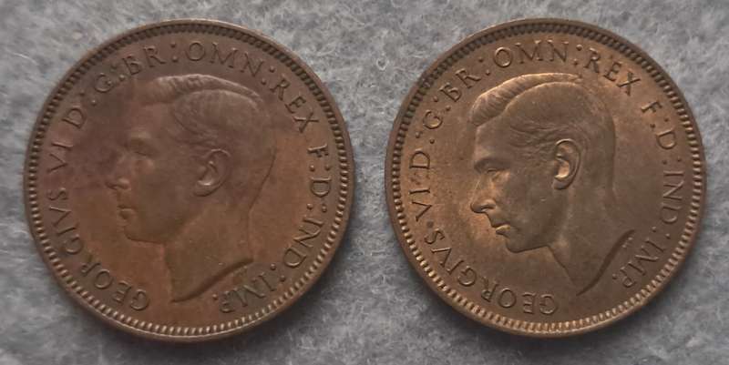 1937  & 1939 GREAT BRITAIN FARTHING PAIR