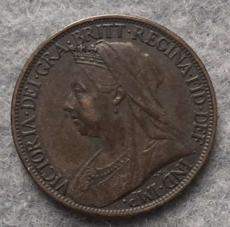 1901 GREAT BRITAIN FARTHING +