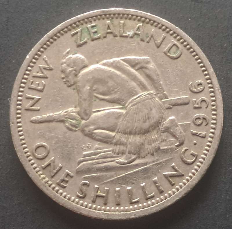 1956 NEW ZEALAND ONE SHILLING