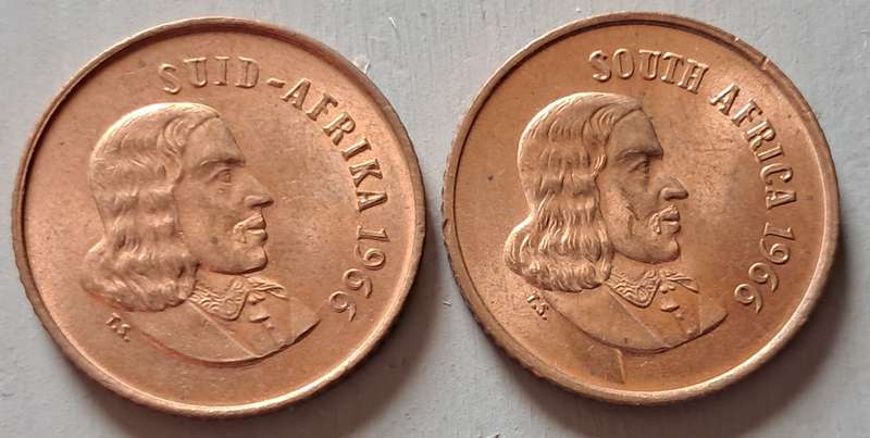 1966 RSA 1 CENT PAIR
