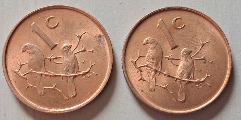 1966 RSA 1 CENT HIGH GRADE PAIR