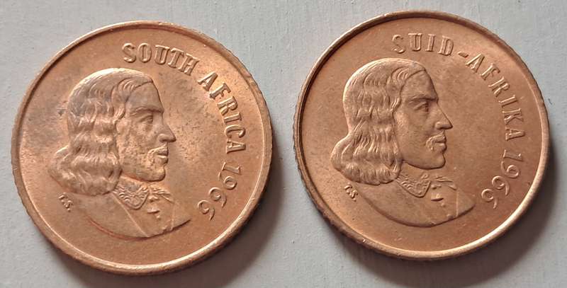 1966 RSA 1 CENT HIGH GRADE PAIR