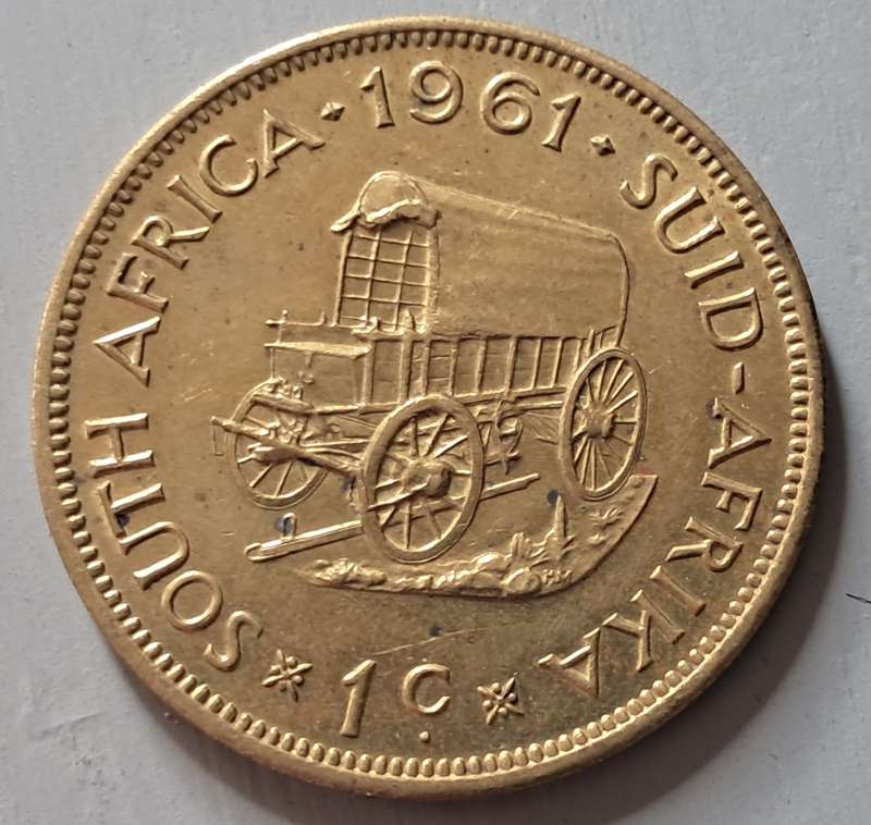1961 RSA 1 CENT