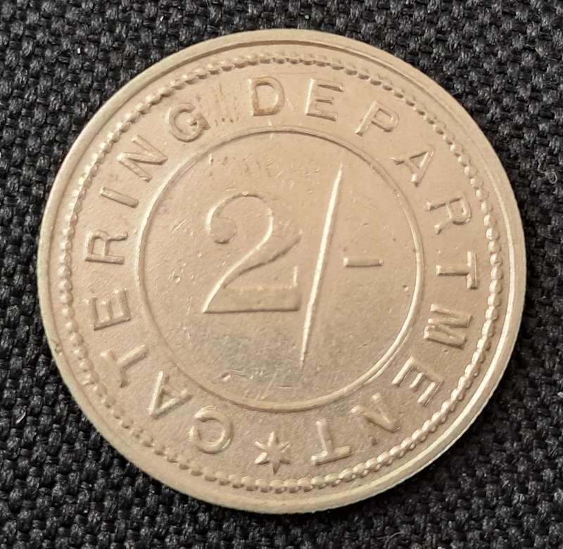 THE CITY OF CAPE TOWN CATERING DEPARTMENT 2 SHILLING : HERN'S 108b