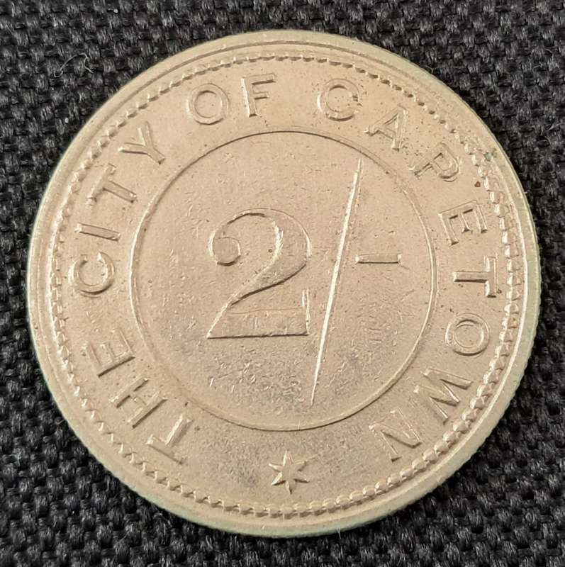 THE CITY OF CAPE TOWN CATERING DEPARTMENT 2 SHILLING : HERN'S 108b