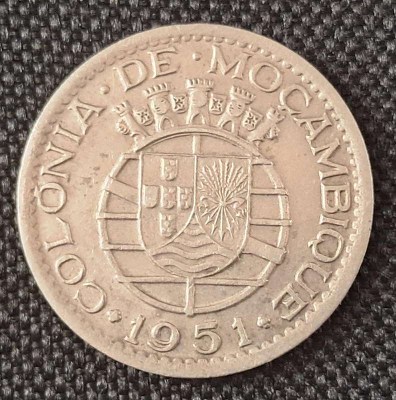 1951 MOZAMBIQUE 1 ESCUDO
