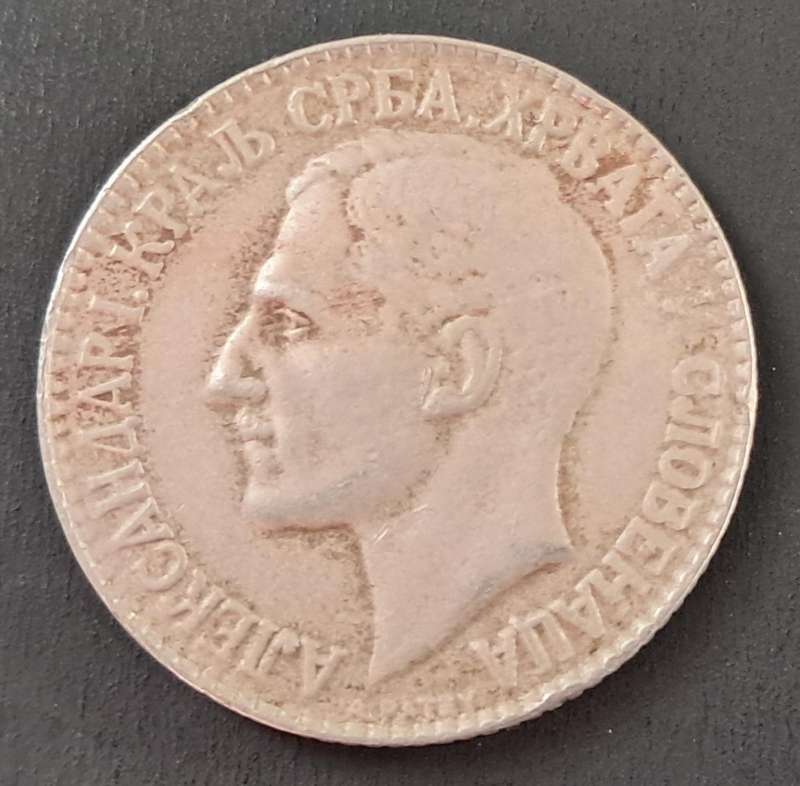 1925 YUGOSLAVIA 2 DINARA