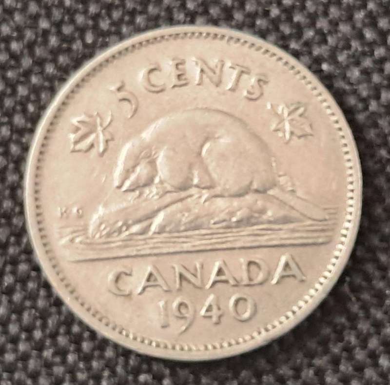 1940 CANADA 5 CENT