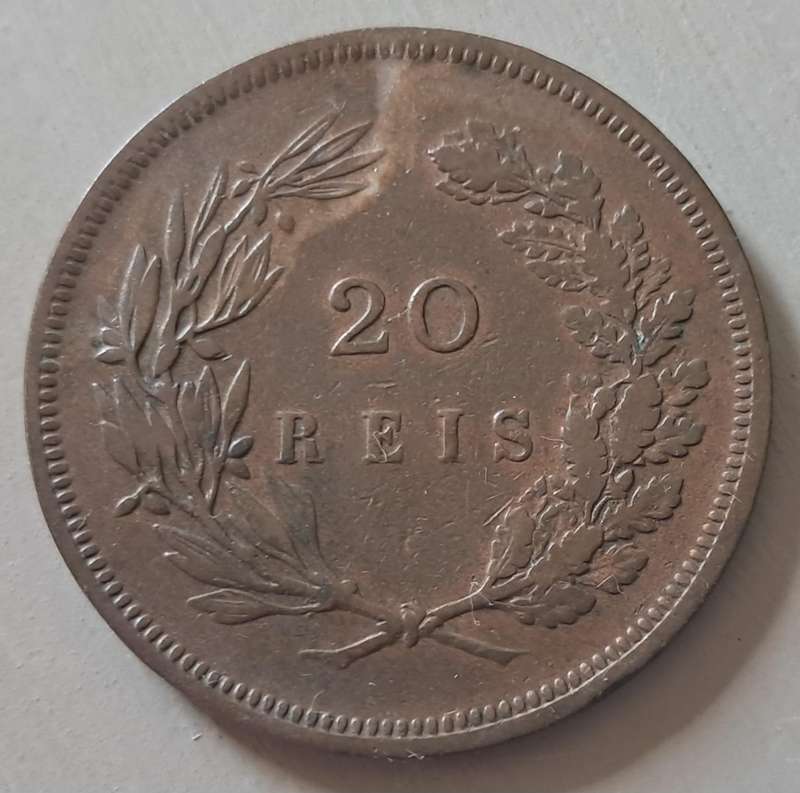1892 PORTUGAL 20 REIS