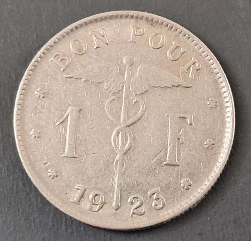 1923 BELGIUM 1 FRANC