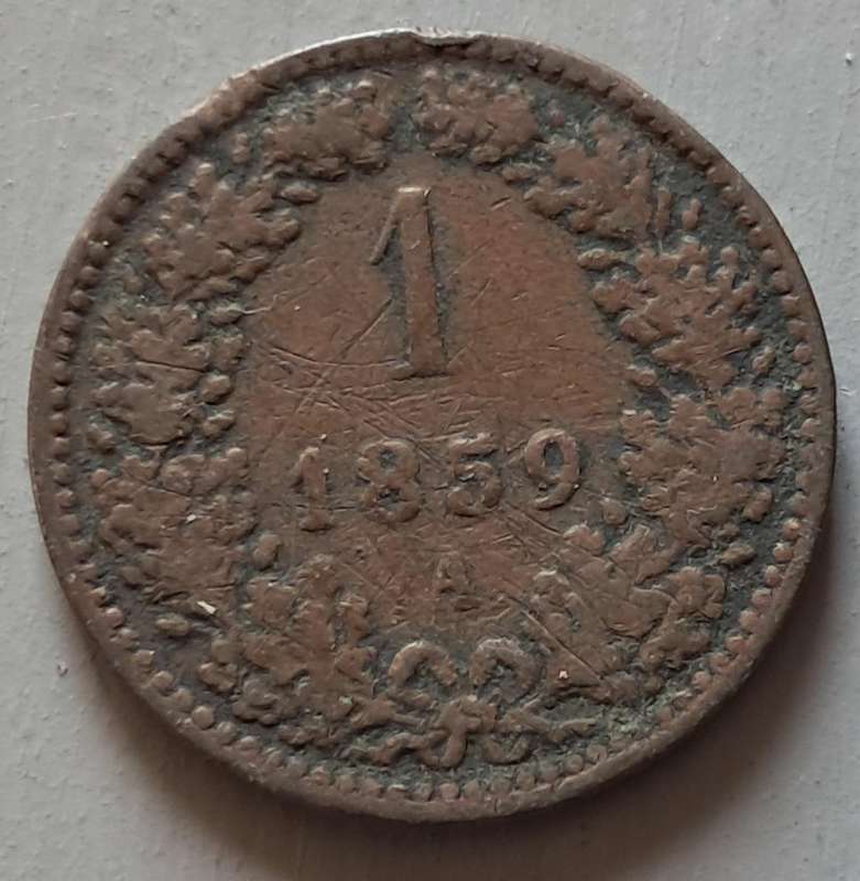 1859 AUSTRIA I KREUZER