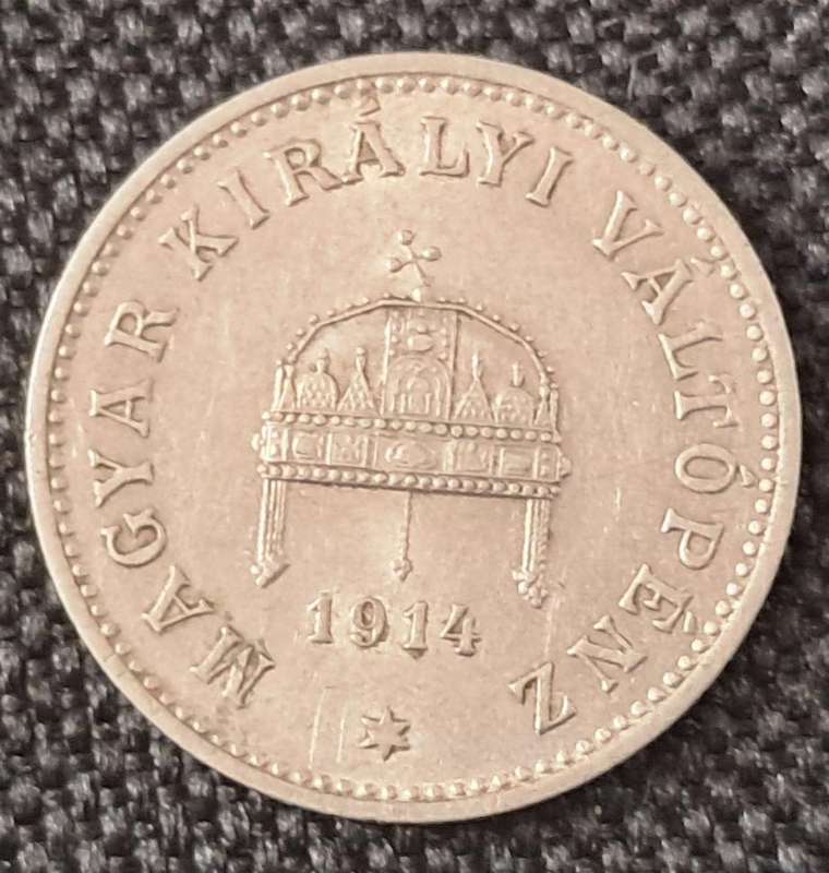 1914 HUNGARY 20 FILLER
