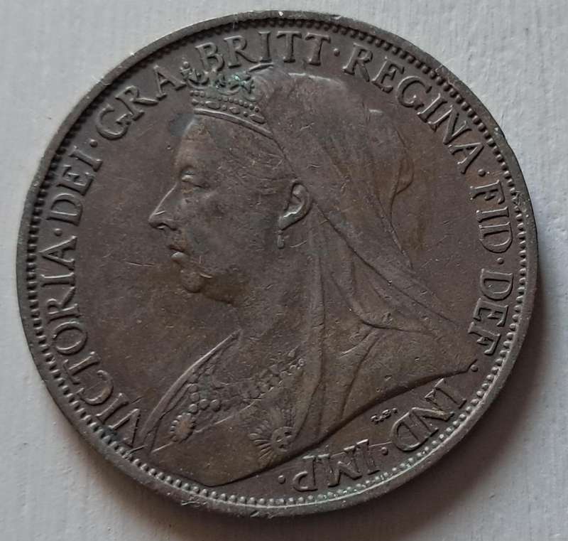 1901 GREAT BRITT 1 PENNY