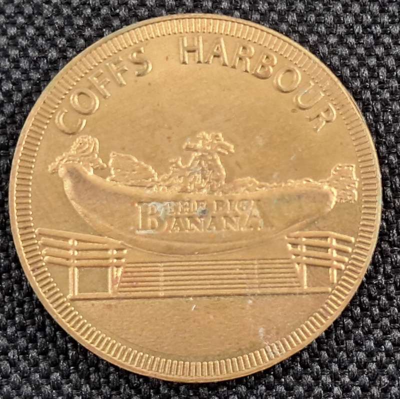 2018 AUSTRALIA COFFS HARBOUR TOKEN 30 MM DIAMETER