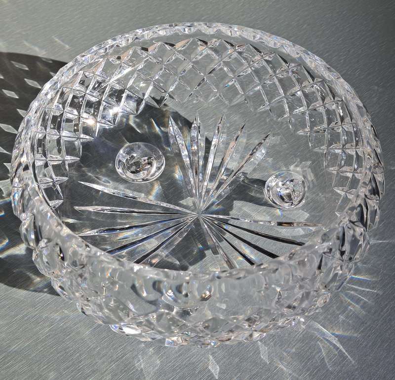 BOWL : SWAROVSKI : 3 FOOTED VINTAGE STYLE