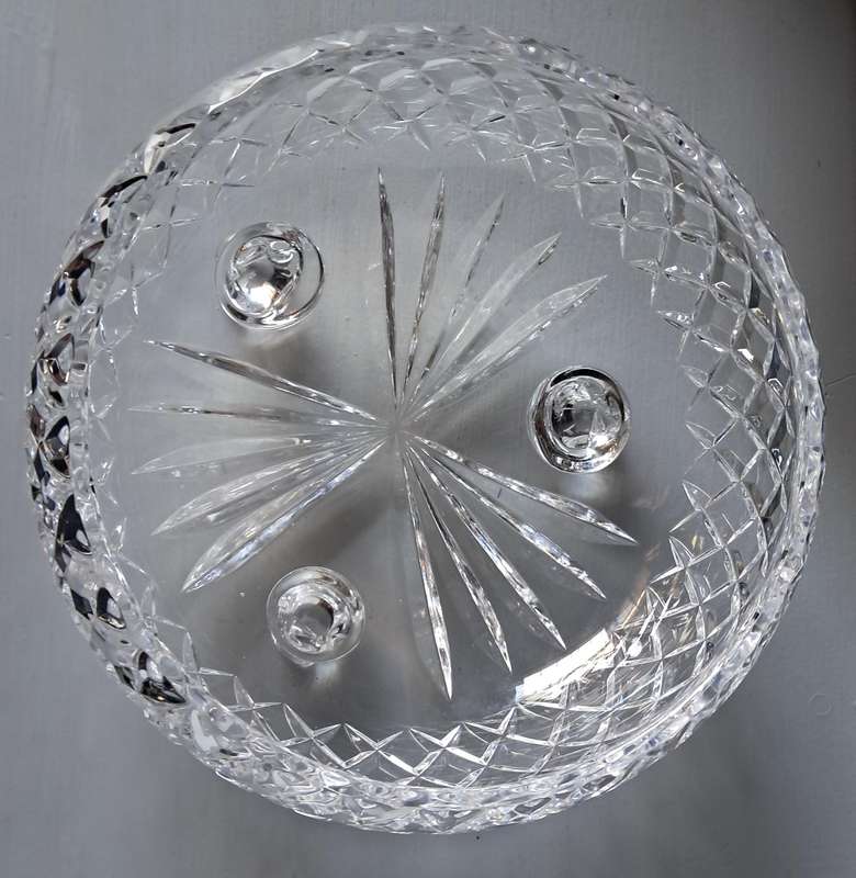 BOWL : SWAROVSKI : 3 FOOTED VINTAGE STYLE