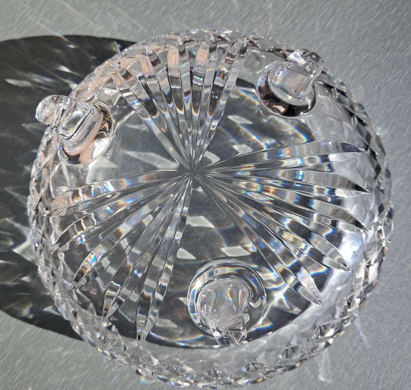 BOWL : SWAROVSKI : 3 FOOTED VINTAGE STYLE