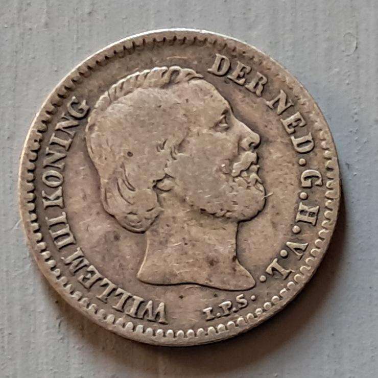 1882 NETHERLANDS 10 CENTS