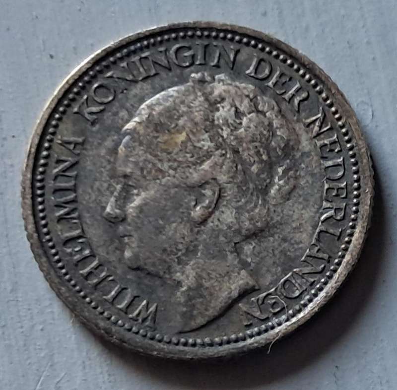 1938 NETHERLANDS 10 CENTS