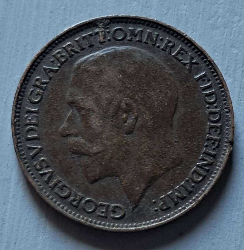 1921 GREAT BRITISH FARTHING