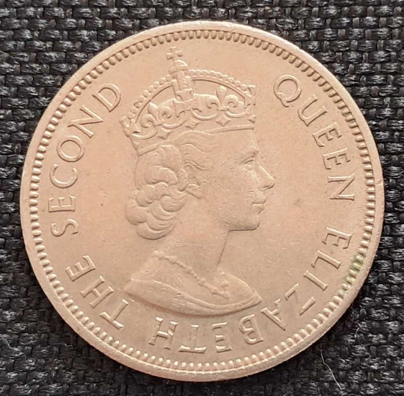 1961 MALAYA & BRITISH BORNEO 20 CENTS (H)
