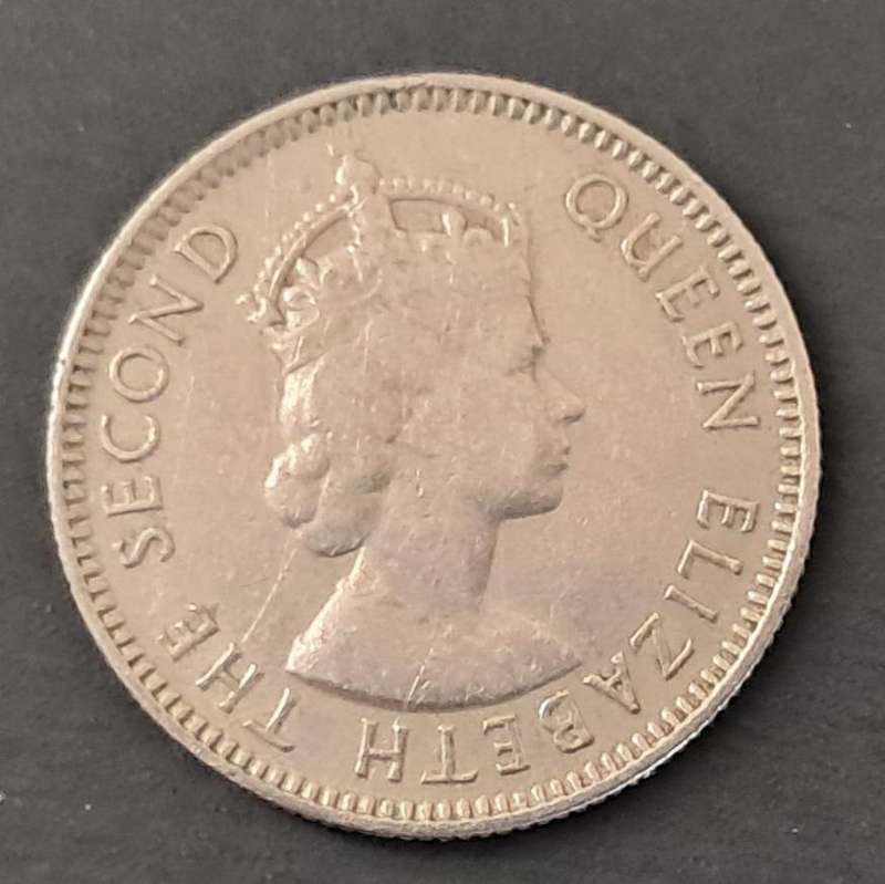 1953 MALAYA & BRITISH BORNEO 5 CENTS