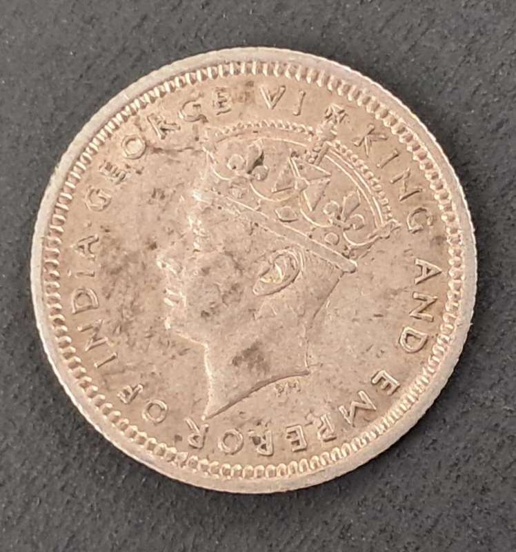 1941 MALAYA COMMISSIONERS OF CURRENCY 5 CENTS : HIGH GRADE