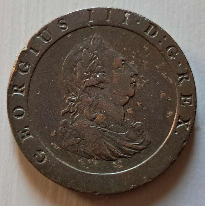 1797 BREAT BRITAIN ONE PENNY