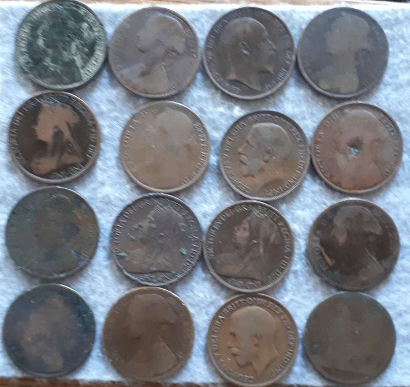 ONE PENNY LOT : GREAT BRITAIN (X17) FROM 1863 & MORE