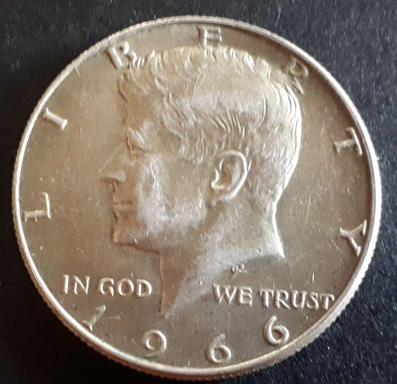 1966 US HALF DOLLAR