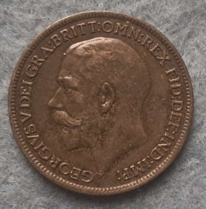 1916 GREAT BRITAIN FARTHING