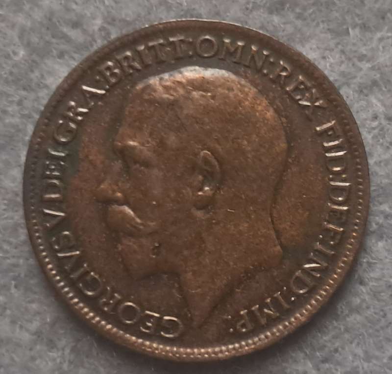 1915 GREAT BRITAIN FARTHING