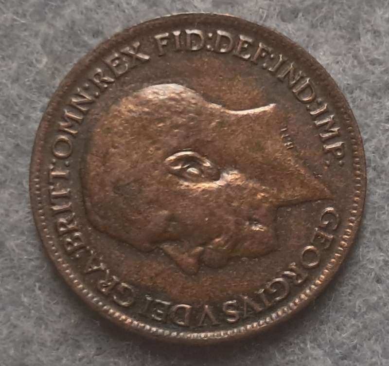 1915 GREAT BRITAIN FARTHING