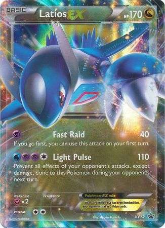 Pokemon Trading Card Game - Latios EX - XY72 - Ultra Rare Promo Pokemon XY - LP