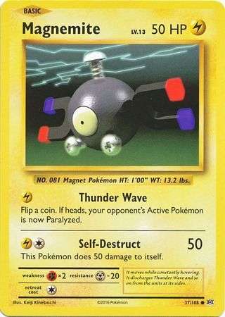 Pokemon Trading Card Game - Magnemite - 37/108 - Common XY: Evolutions