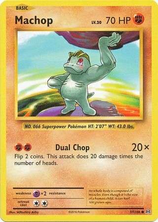 Pokemon Trading Card Game - Machop - 57/108 - Common XY: Evolutions