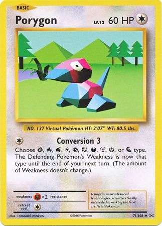 Pokemon Trading Card Game - Porygon - 71/108 - Uncommon XY: Evolutions