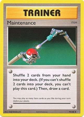 Pokemon Trading Card Game -  Maintenance - 79/108 - Uncommon XY: Evolutions