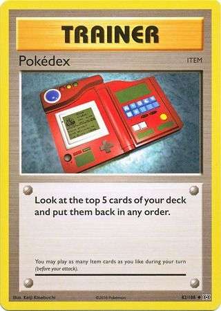 Pokemon Trading Card Game - Pokedex - 82/108 - Uncommon XY: Evolutions