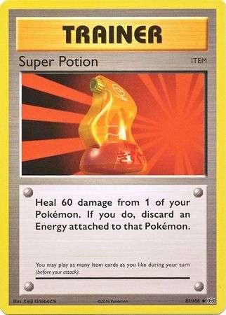 Pokemon Trading Card Game - Super Potion - 87/108 - Uncommon XY: Evolutions
