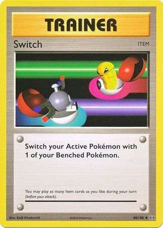 Pokemon Trading Card Game - Switch - 88/108 - Uncommon XY: Evolutions