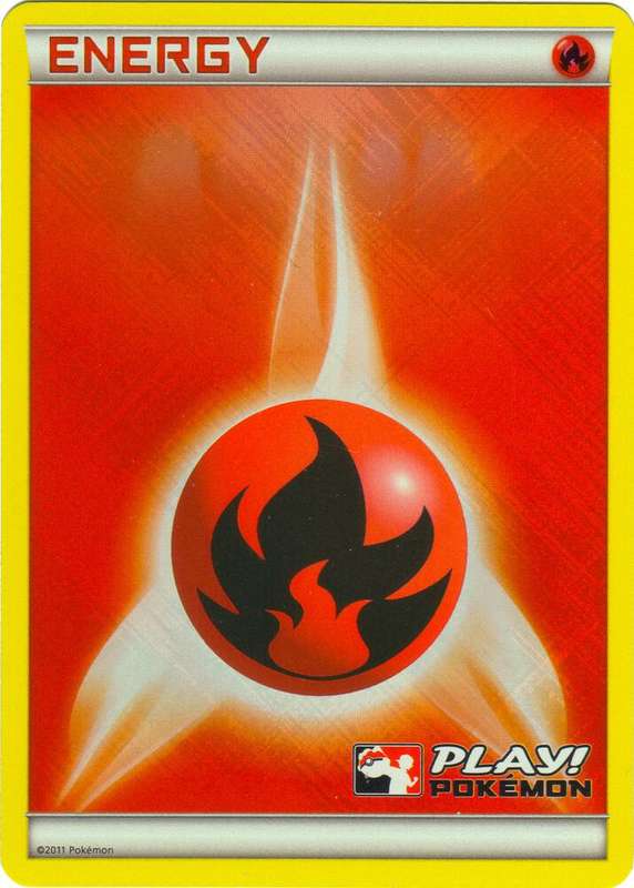 Pokemon Trading Card Game - Fire Energy - Play! Pokemon Promo Pokemon Championship/League/Organized