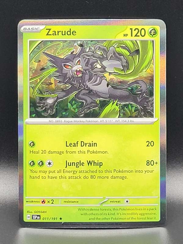 Pokemon Trading Card Game - [Holo] Zarude #11 Pokemon Surging Sparks