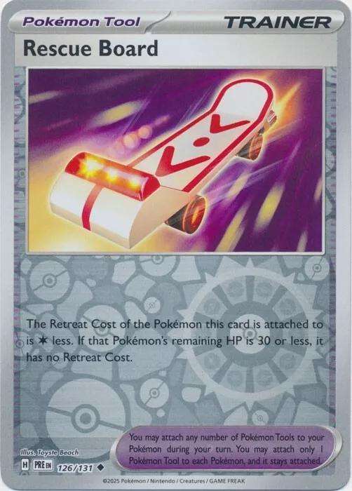 Pokemon Trading Card Game - Rescue Board [Reverse] #126 Prismatic Evolutions