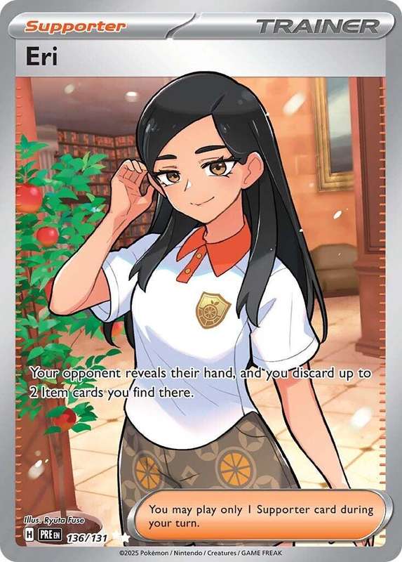 Pokemon Trading Card Game - Eri #136 Pokemon Prismatic Evolutions