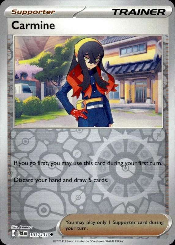 Pokemon Trading Card Game - Carmine [Reverse] #103 - Prismatic Evolutions
