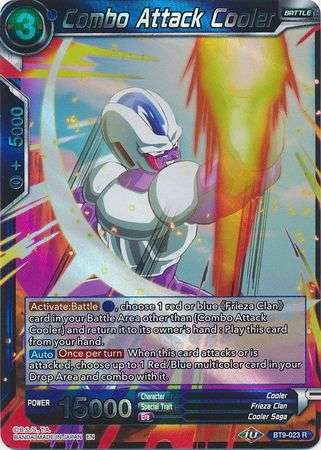 Dragon Ball Super Trading Card Game - Combo Attack Cooler - BT9-023 - Rare Universal Onslaught