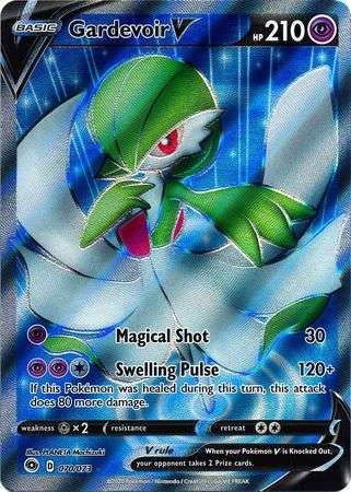 Pokemon Trading Card Game - Gardevoir V - 070/073 - Full Art Ultra Rare Champion's Path