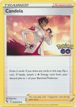 Pokemon Trading Card Game - Candela - 065/078 - Uncommon Pokemon Go