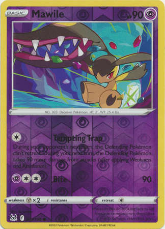Pokemon Trading Card Game - Mawile - 071/196 - Common Reverse Holo Sword & Shield: Lost Origin